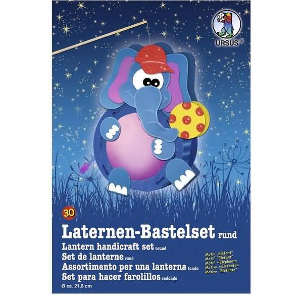 Laternen-Bastelset 30 'Elefant'