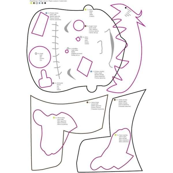 Laternen-Bastelset 31 'Monsterchen'
