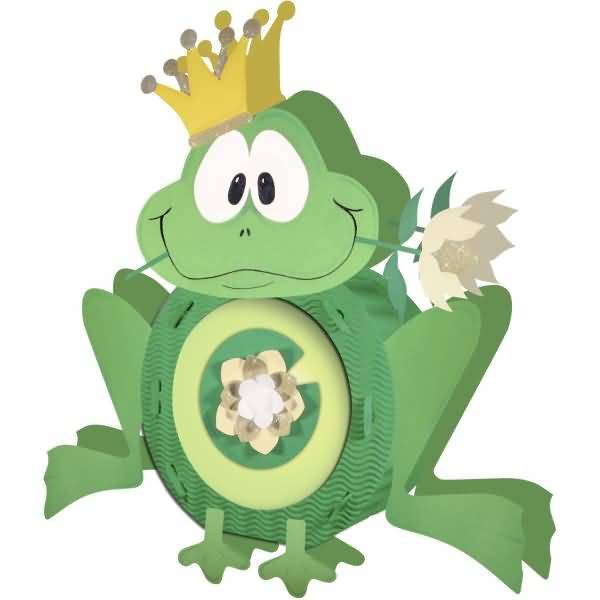 Laternen-Bastelset 35 'Frosch'