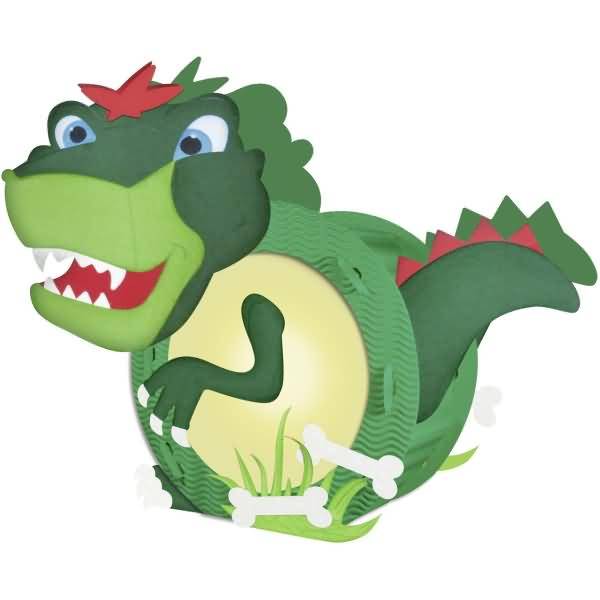 Laternen-Bastelset 38 'T-Rex'