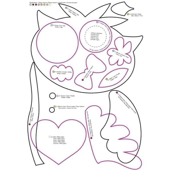 Laternen-Bastelset 39 'Eule 3'