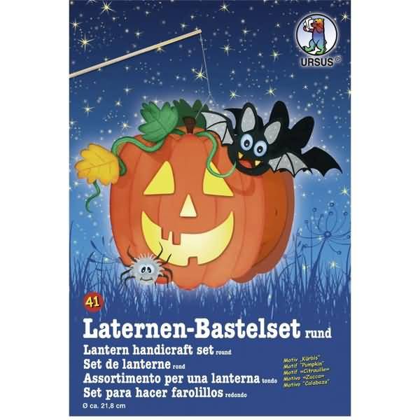Laternen-Bastelset 41 'Kürbis'