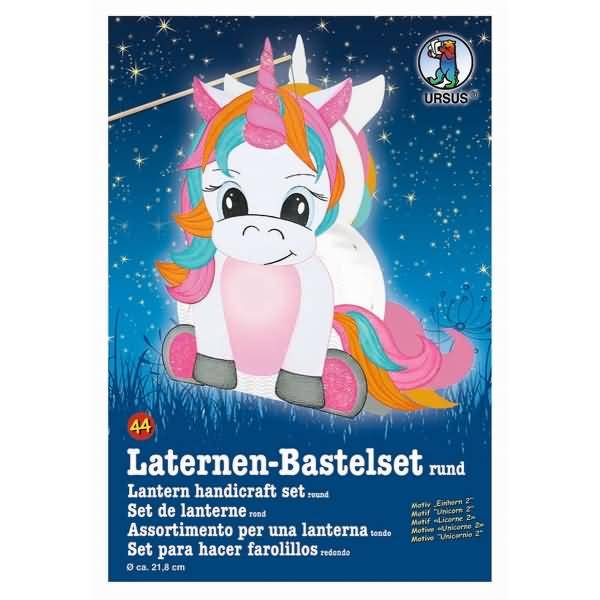 Laternen-Bastelset 44 Einhorn 2
