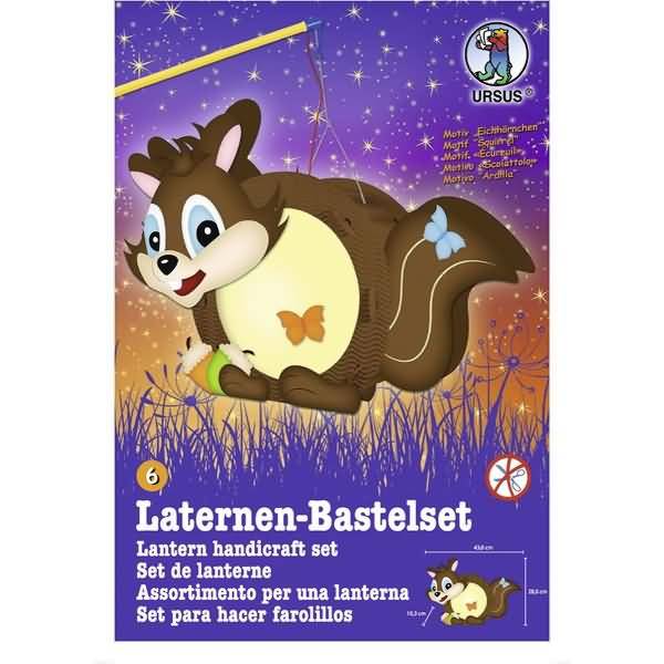 Laternen-Bastelset Easy Line 06 'Eichhörnchen'