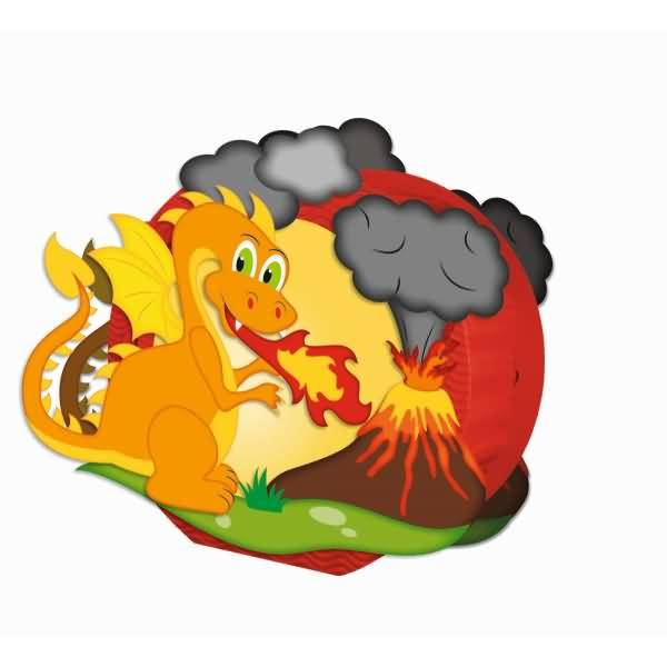 Laternen-Bastelset Easy Line 09 Feuerdrache