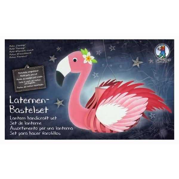 Laternen-Bastelset Flamingo