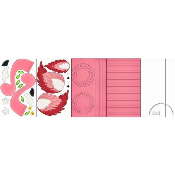 Laternen-Bastelset Flamingo