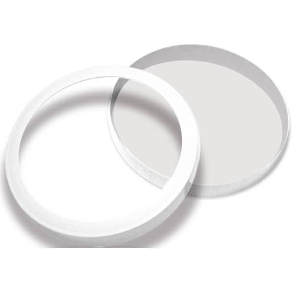 Laternendecke + Boden 15,3cm weiß VE=10 Paar