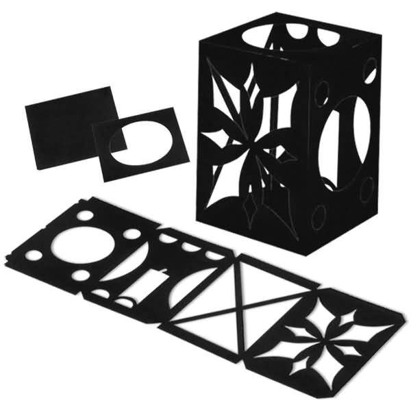 Werkpackung Laterne 1 16,5x24cm schwarz VE=25 Stück
