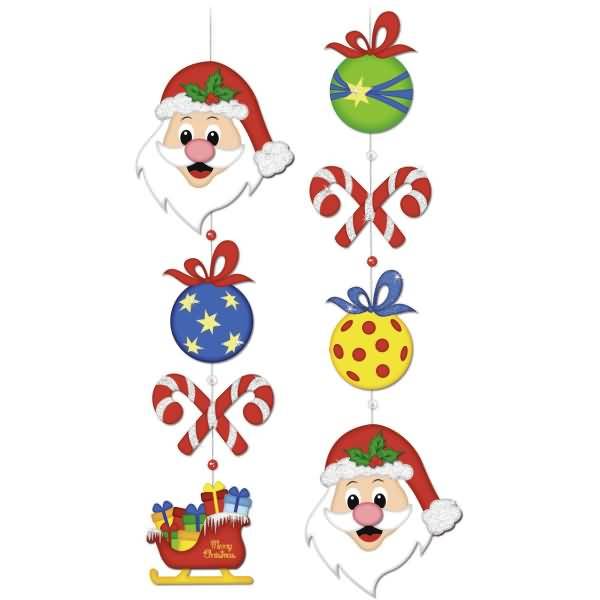 Deco Paper Chains Weihnachtsmann