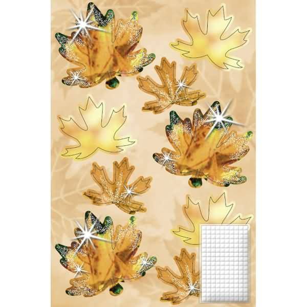 Bastelset 3D Paper Decoration Herbstlaub