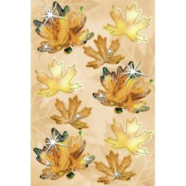 Bastelset 3D Paper Decoration Herbstlaub