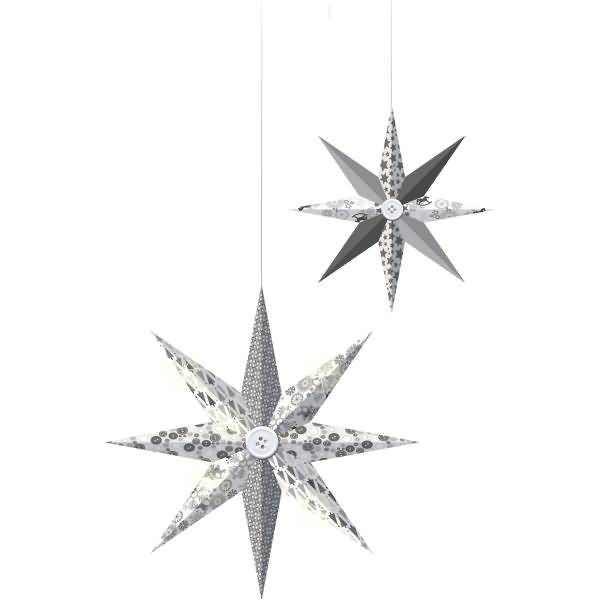Bastelset Stars Silver Stars