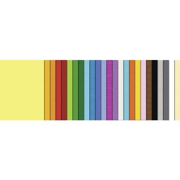 Tonpapier 130g/qm A4 VE=500 Blatt 25 Farben sortiert