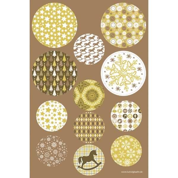 Bastelset Paper Golden Charm
