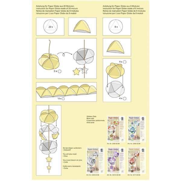 Bastelset Paper Golden Charm