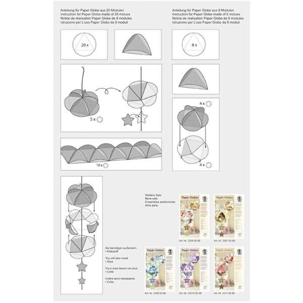 Bastelset Paper Silver Charm