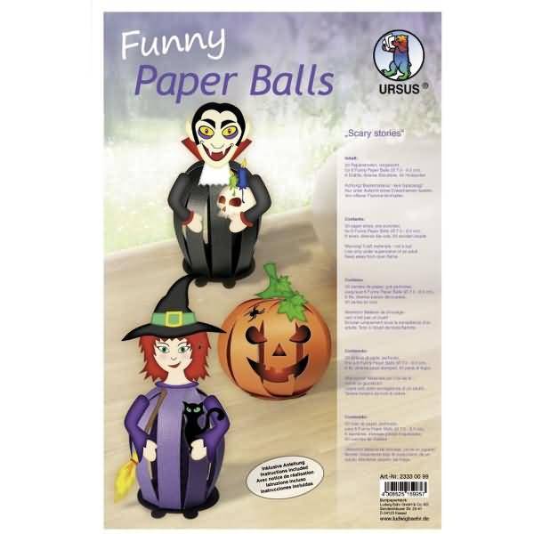 Funny Paper Balls 'Scarey stories'