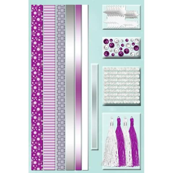 Bastelset Designstreifen Paper Balls Delight