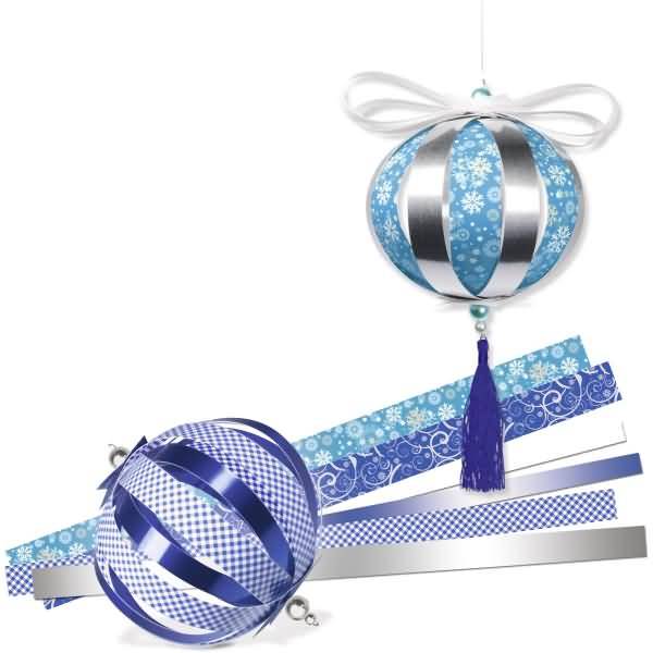 Bastelset Designstreifen Paper Balls Frozen