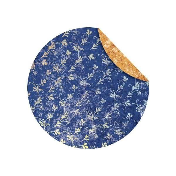 Faltblätter Florentien 'Vintage' 80g/qm 10cm rund VE=65 Blatt Motiv 5