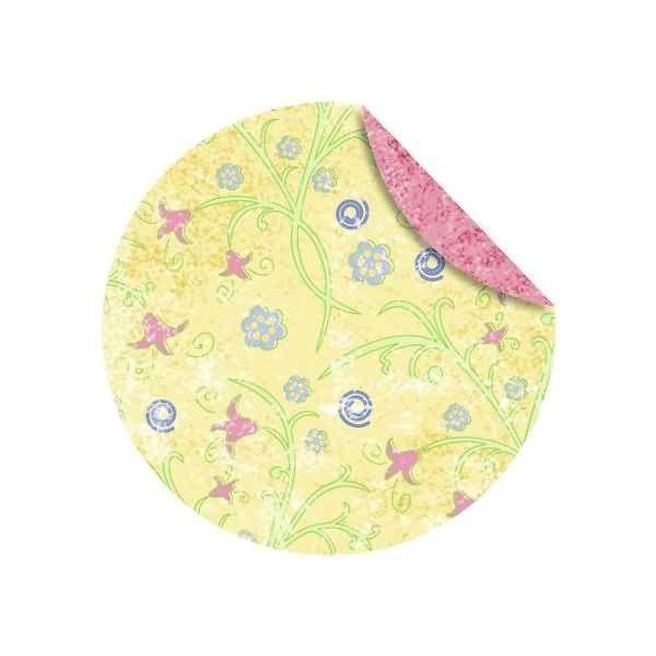 Faltblätter Florentien 'Paradiso' 80g/qm 10cm rund VE=65 Blatt Motiv 01