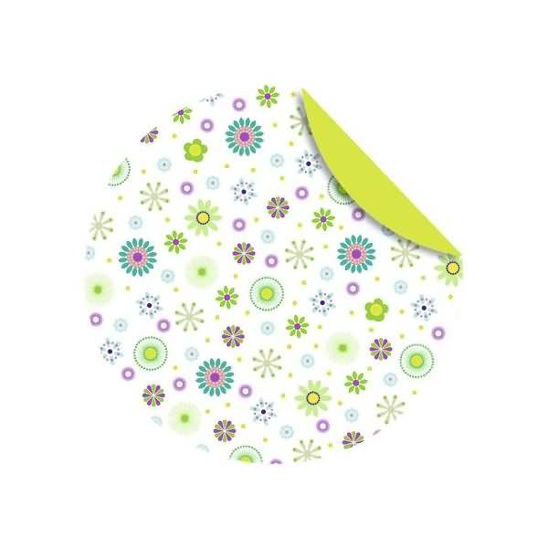 Faltblätter Florentien 'Millefleurs' 80g/qm 10cm rund VE=65 Blatt Motiv 4