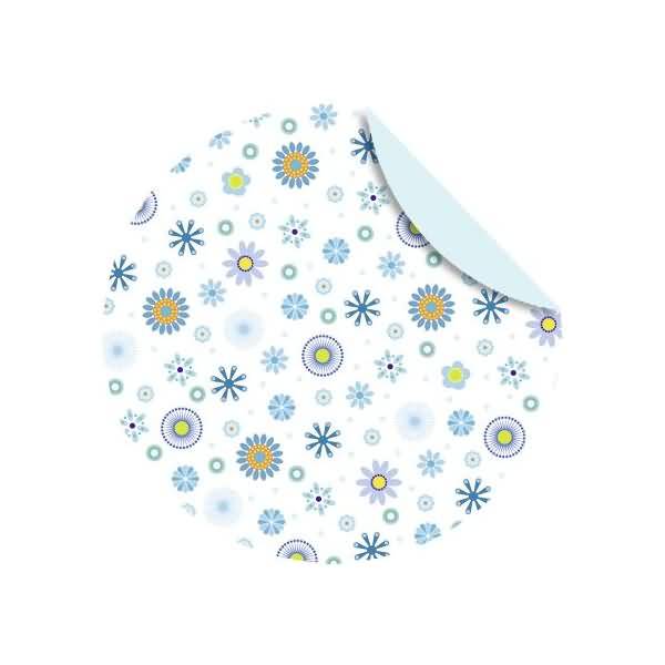 Faltblätter Florentien 'Millefleurs' 80g/qm 10cm rund VE=65 Blatt Motiv 5