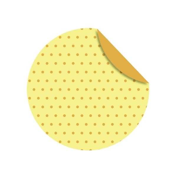 Faltblätter Florentien 'Pünktchen' 80g/qm 10cm rund VE=65 Blatt Motiv 1