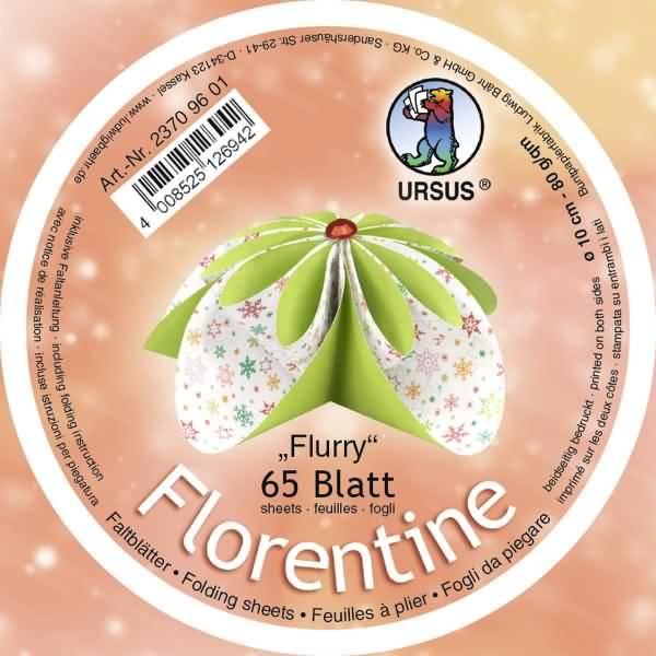Faltblätter Florentine Flurry 10cm