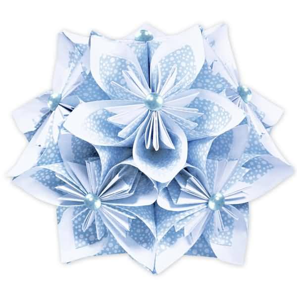 Faltblätter Florentine Frosty 15x15cm