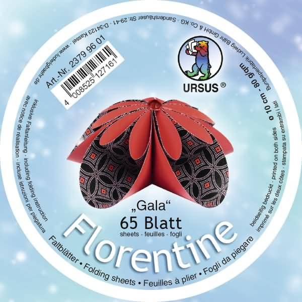 Faltblätter Florentine Gala 10cm