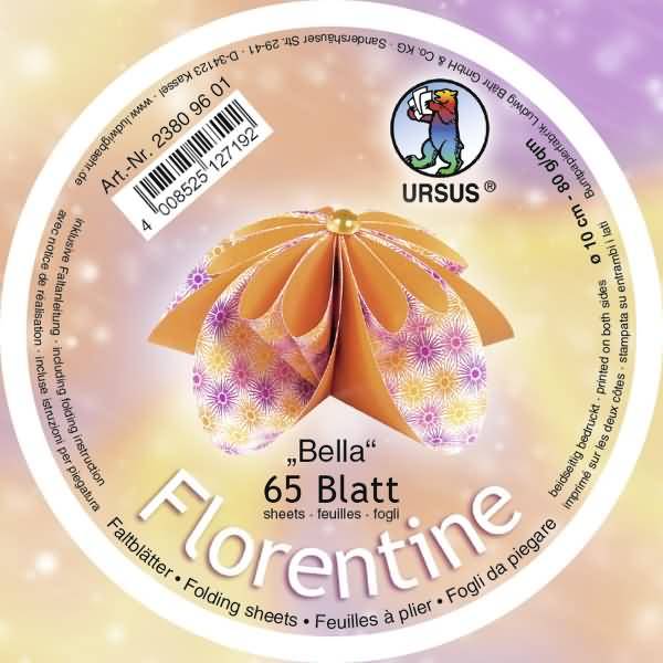 Faltblätter Florentine Bella 10cm