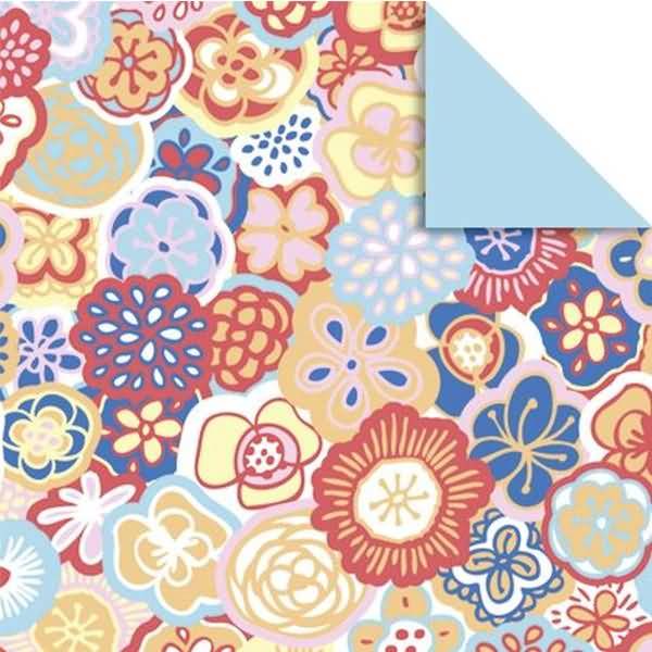 Faltblätter Florentine Flower Power 80g/qm 15x15cm VE=65 Blatt Motiv 02