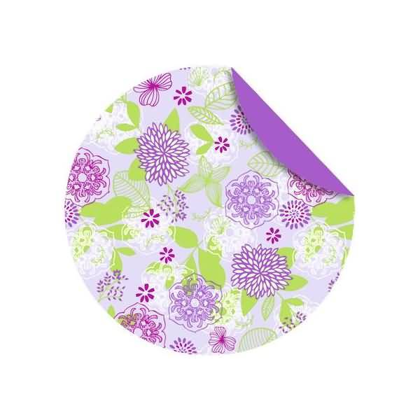 Faltblätter Florentine Springtime 80g/qm 10cm rund VE=65 Blatt Motiv 02