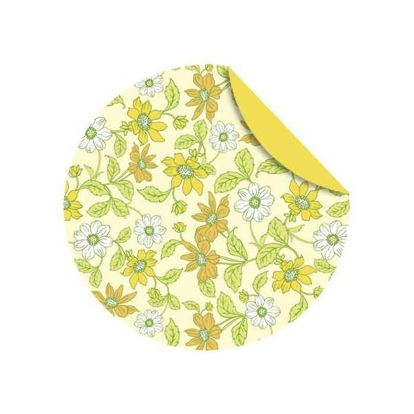 Faltblätter Florentine Anemonen 80g/qm 10cm rund VE=65 Blatt Motiv 02