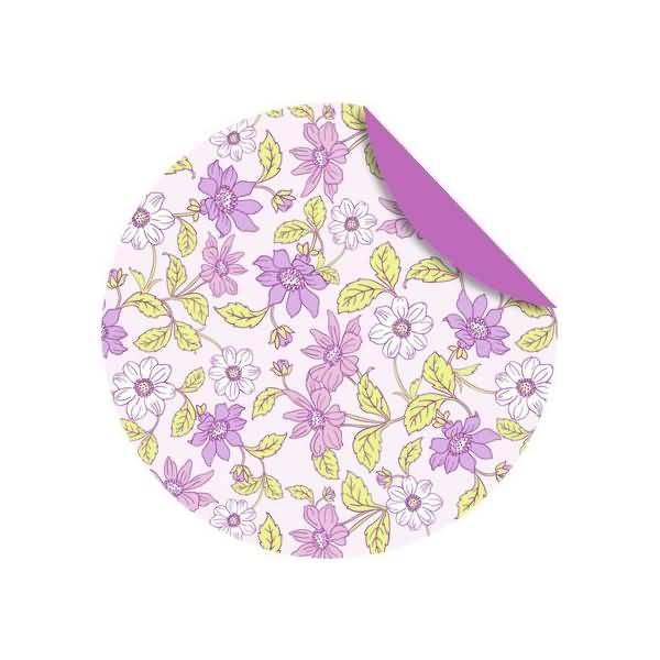 Faltblätter Florentine Anemonen 80g/qm 10cm rund VE=65 Blatt Motiv 03