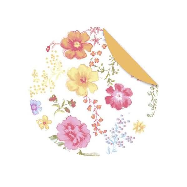 Faltblätter Florentine Romance 80g/qm 10cm rund VE=65 Blatt Motiv 01