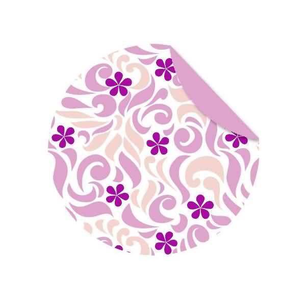 Faltblätter Florentine Bellis 80g/qm 10cm rund VE=65 Blatt Motiv 02