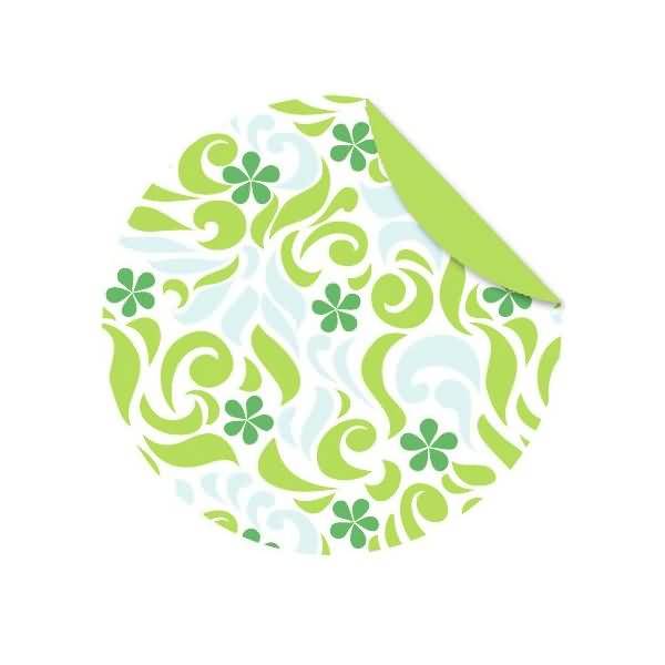 Faltblätter Florentine Bellis 80g/qm 10cm rund VE=65 Blatt Motiv 03