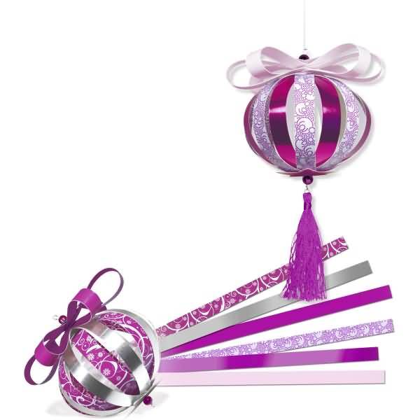 Bastelset Mini Paper Balls Mystic Ornaments