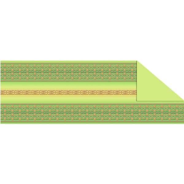 Tonkarton 220g/qm 49,5x68cm Bordüren grün