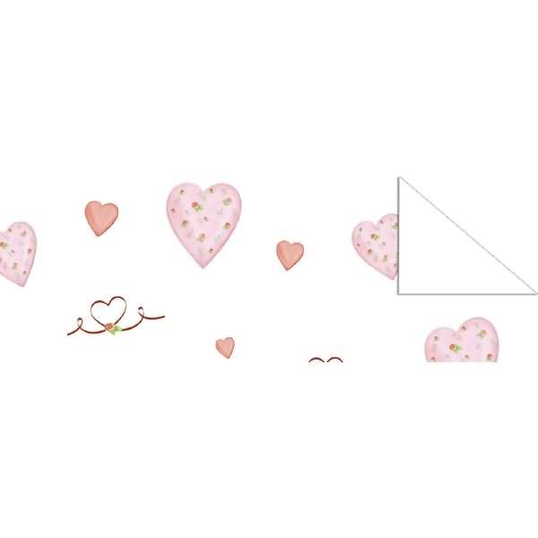 Tonkarton 220g/qm 49,5x68cm Heartbeat Passion