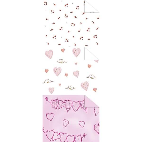 Tonkarton 220g/qm 49,5x68cm VE=10 Bogen Heartbeat 3 Farben sortiert