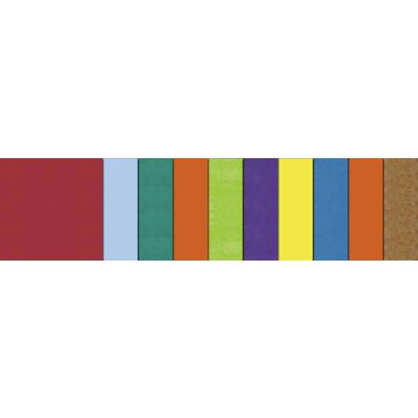 Transparentpapier Faltblätter 14x14cm VE=500 Blatt 10 Farben sortiert