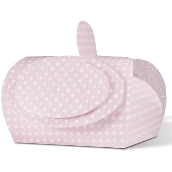 Geschenkbox Hochzeit Rose 6,5x6x4,3cm VE=12 Stück