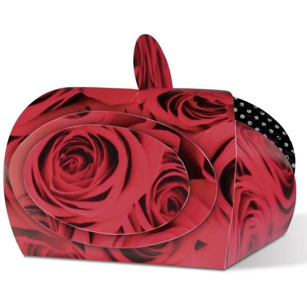 Geschenkbox Hochzeit Klassik 6,5x6x4,3cm VE=12 Stück