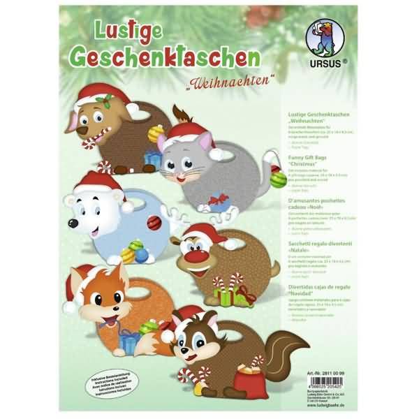 Lustige Geschenktaschen 'Weihnachten'