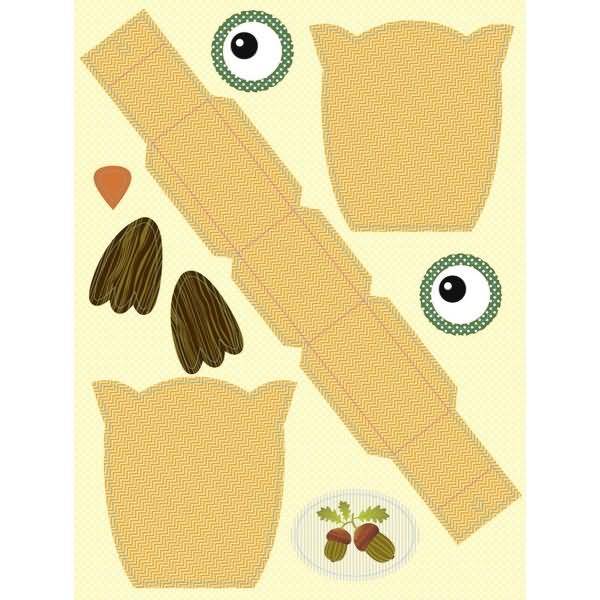 Geschenkboxen Eulen 'Set 2' 9,5x11x4cm