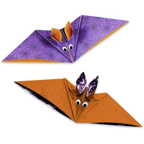 Faltblätter 'Halloween' 80g/qm 20x20cm VE=120 Blatt 10 Motive sortiert